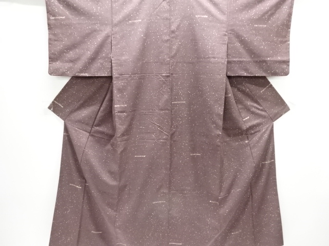 JAPANESE KIMONO / FUSHI TSUMUGI / SCATTERED NORI PATTERN